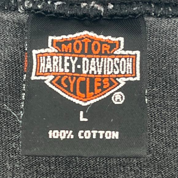 90s Harley Davidson Nashville henley tshirt 1990s vintage - Picture 9 of 10